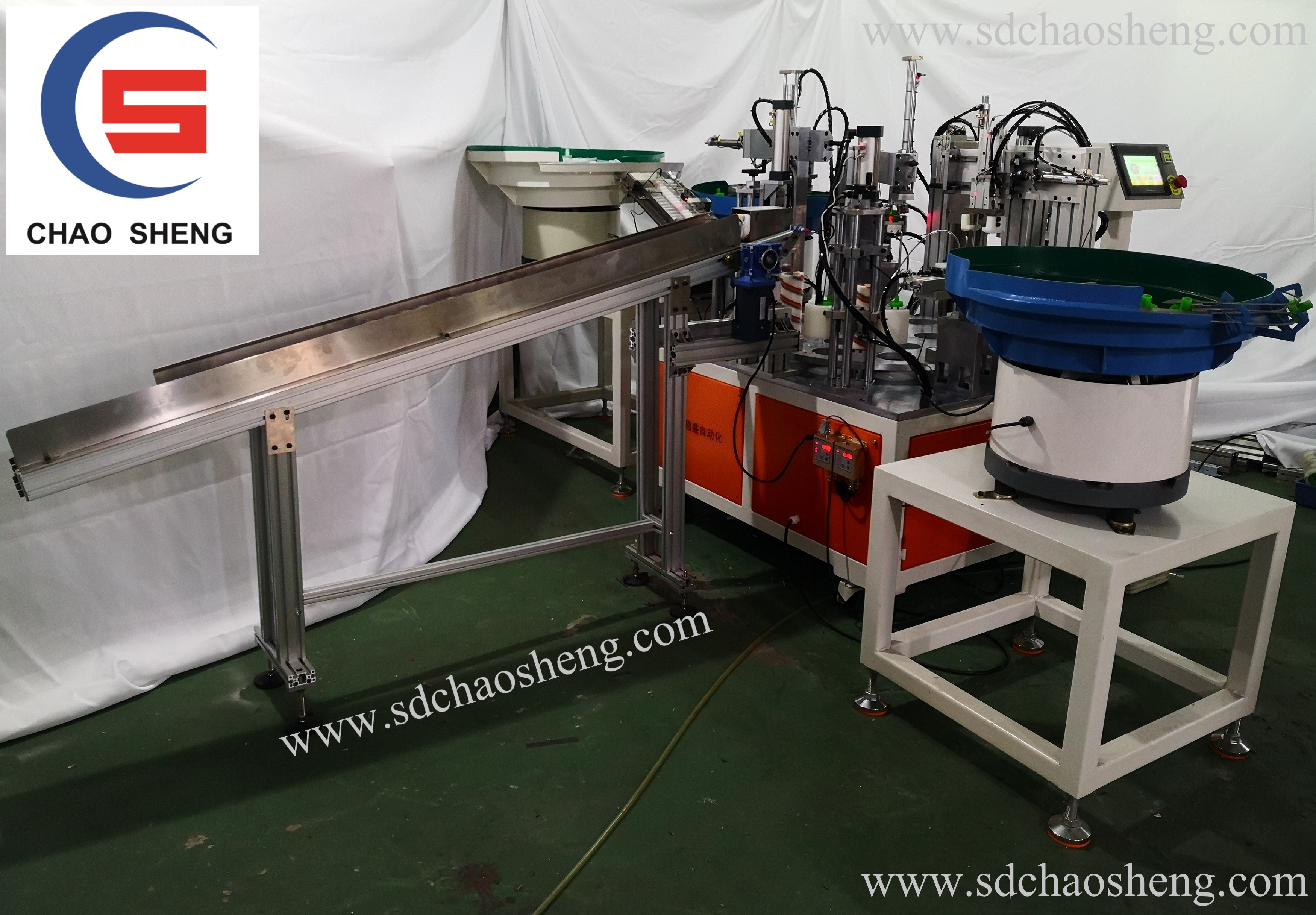 Automatic End cap assembly machine